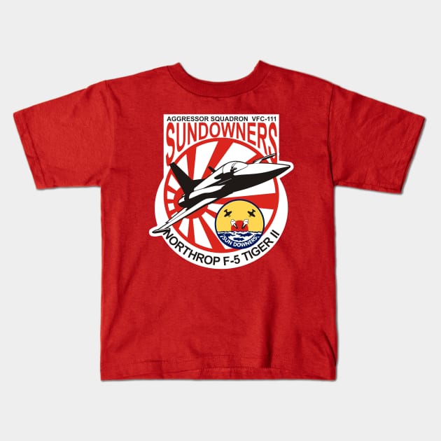 VFC-111 Sundowners Kids T-Shirt by MBK